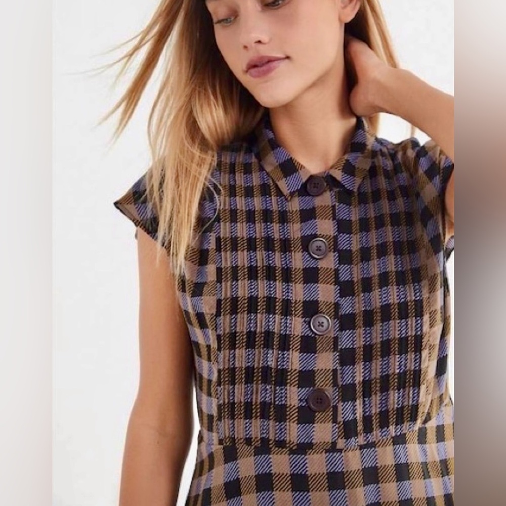 URBAN OUTFITTERS NANCY PLAIDI MINI DRESS
